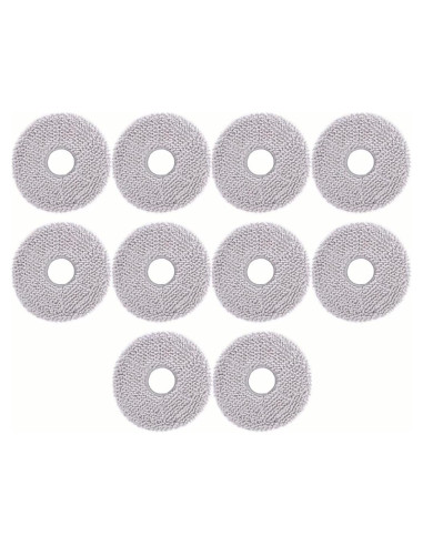 10 Almohadillas de Mopa Reemplazo ECOVACS DEEBOT X1/T20/T10