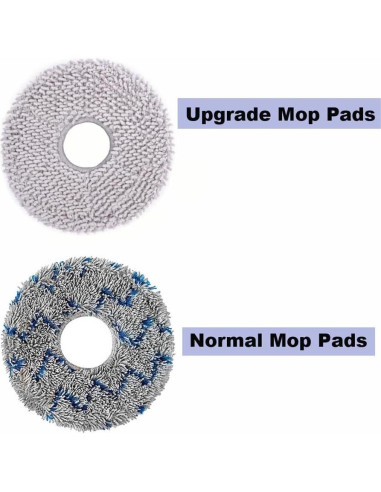 10 Almohadillas de Mopa Reemplazo ECOVACS DEEBOT X1/T20/T10