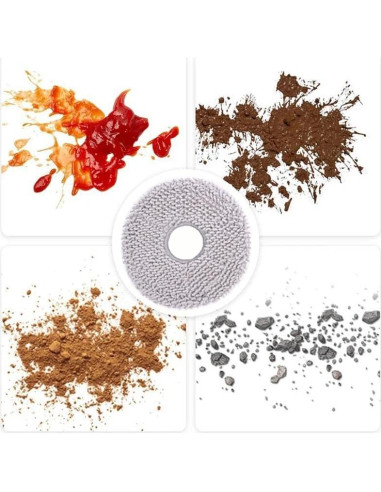 10 Almohadillas de Mopa Reemplazo ECOVACS DEEBOT X1/T20/T10