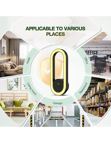 Repelente Ultrasónico de Plagas Tiptop Home 4 Unidades