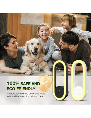 Repelente Ultrasónico de Plagas Tiptop Home 4 Unidades