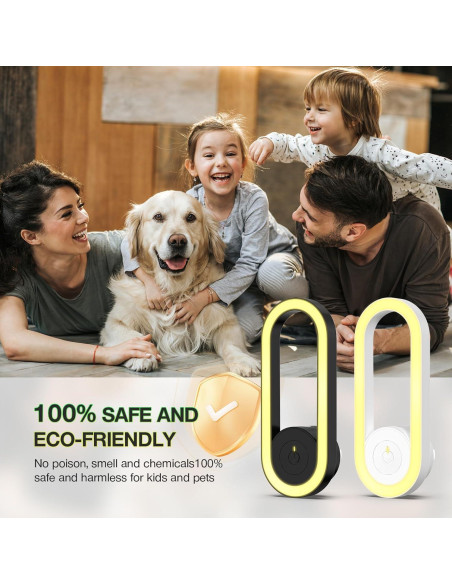 Repelente Ultrasónico de Plagas Tiptop Home 4 Unidades