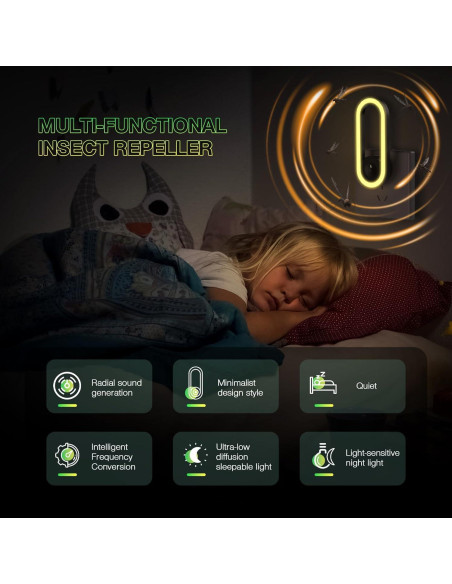 Repelente Ultrasónico de Plagas Tiptop Home 4 Unidades