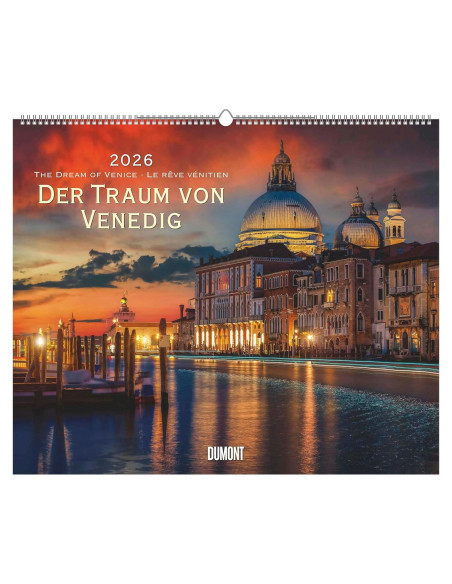 Calendario de Pared DUMONT 2026 Venecia 60 x 50 cm