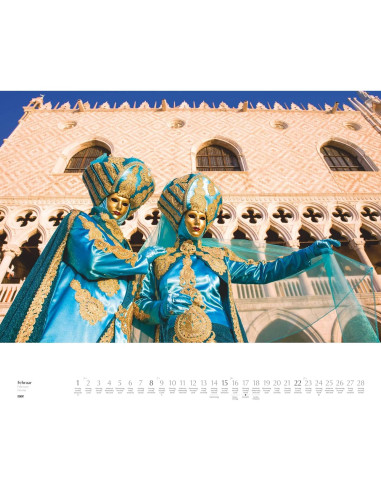 Calendario de Pared DUMONT 2026 Venecia 60 x 50 cm