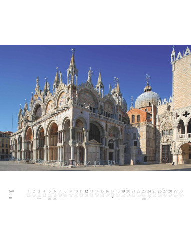 Calendario de Pared DUMONT 2026 Venecia 60 x 50 cm