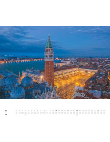 Calendario de Pared DUMONT 2026 Venecia 60 x 50 cm