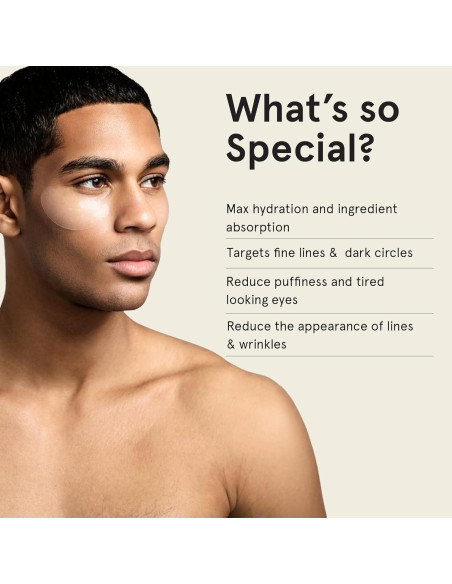 Parches Hidrogel para Ojos Jaxon Lane - 6 Pares Antiedad