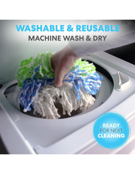 Sistema de Limpieza Mop Giratorio Simpli-Magic 79349 3 Cabezas