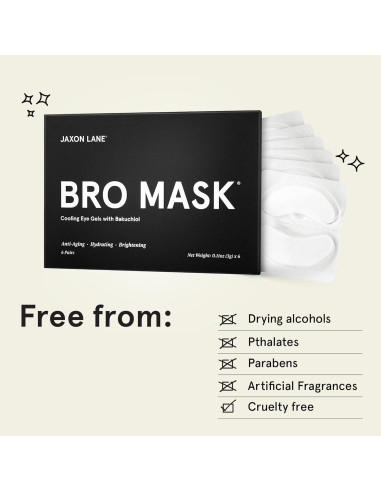 Parches Hidrogel para Ojos Jaxon Lane - 6 Pares Antiedad