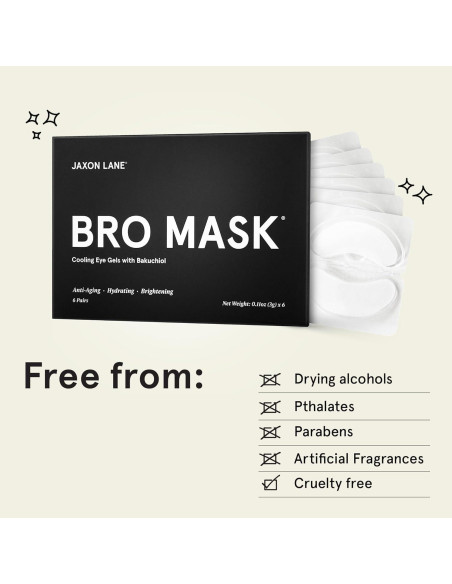 Parches Hidrogel para Ojos Jaxon Lane - 6 Pares Antiedad