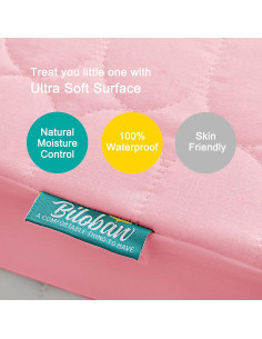 Sábanas Protectoras de Colchón de Cuna Biloban 132x71 cm 2 Pzas 2