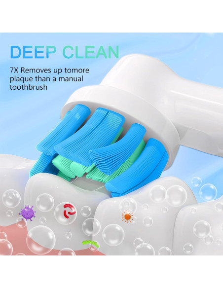 Cabezas de Cepillo de Dientes Irfatu para Oral-B - 8 Piezas