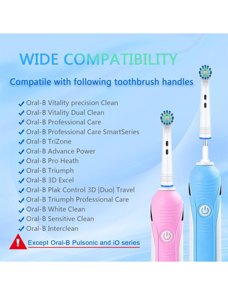 Cabezas de Cepillo de Dientes Irfatu para Oral-B - 8 Piezas