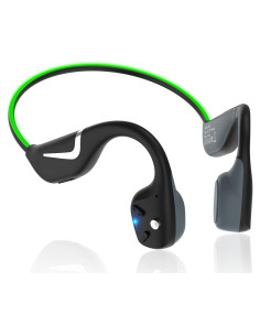 Auriculares de Conducción Ósea Praseno Bluetooth 5.3 IP67 Verde