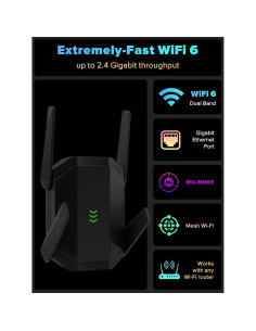 Extensor WiFi 6 Koctic AX3000 Doble Banda 1115 m 99 Dispositivos 2