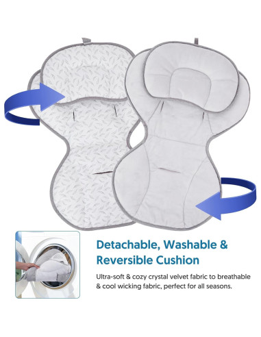 Columpio Bluetooth para Bebés Compacto y Portátil Gris Oscuro