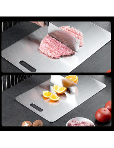 Tabla de Cortar Acero Inoxidable 316 Fittakan 2PC-S+L Higiénica 2