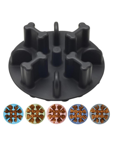 Inserto Alimentador Lento Silicona Animire S Negro 8.9cm