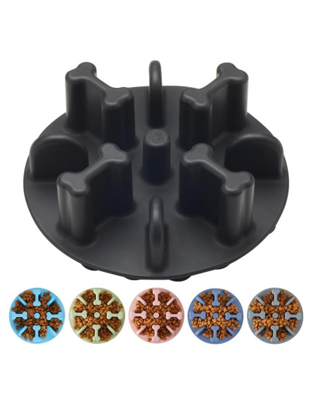 Inserto Alimentador Lento Silicona Animire S Negro 8.9cm