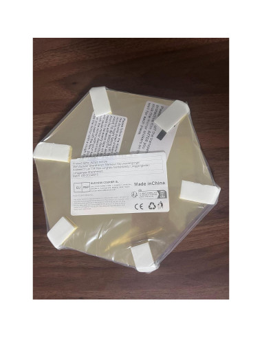 Espejos Adhesivos Hexagonales MCLEULLA 12 Pcs 10 cm Oro