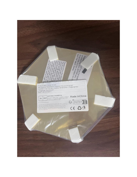 Espejos Adhesivos Hexagonales MCLEULLA 12 Pcs 10 cm Oro