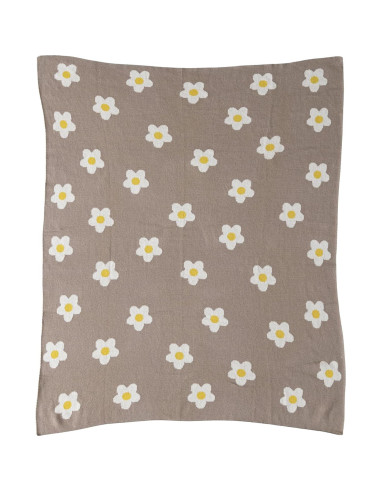 Manta de Algodón Tejida para Bebé Creative Co-Op 101.6x81.3cm