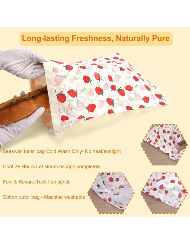 Kit de Inicio 7 en 1 de Bolsas de Pan de Cera HMAZAE