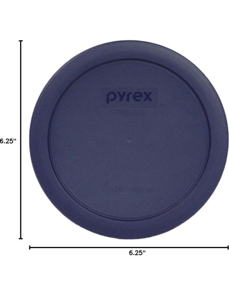 Juego de Tapas de Plástico Pyrex - 3 Piezas Azul