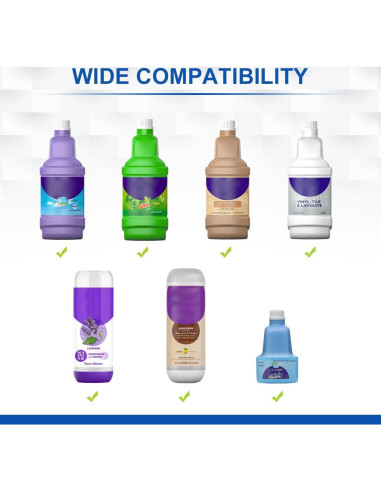 Junta de Silicona LANMU para Botellas Swiffer Wet Jet - Paquete de 10