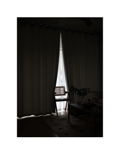 Cortinas Blackout MOONVAN Beige 107x114 cm 2 Paneles Ojal 2