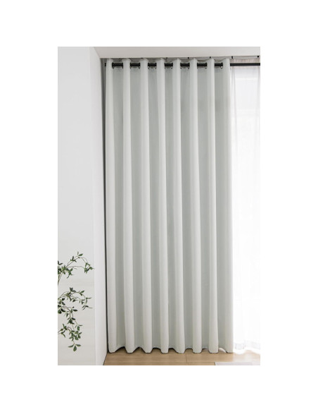 Cortinas Blackout MOONVAN Beige 107x114 cm 2 Paneles Ojal