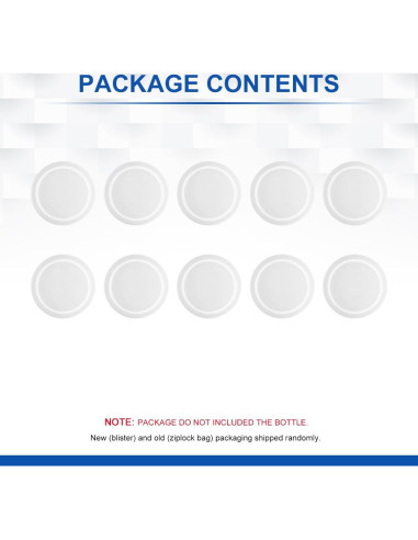 Junta de Silicona LANMU para Botellas Swiffer Wet Jet - Paquete de 10