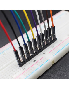 Cables de Salto Hembra a Hembra 10CM 100-Pack Hellotronics 2