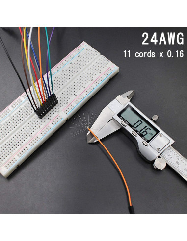 Cables de Salto Hembra a Hembra 10CM 100-Pack Hellotronics