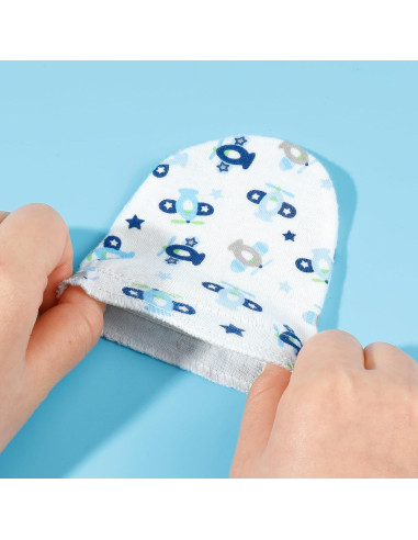 ONESING 32 Pares de Manoplas para Bebés 0-6 Meses Algodón