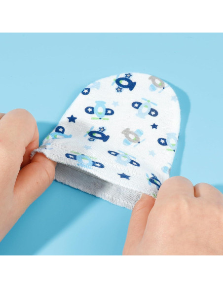 ONESING 32 Pares de Manoplas para Bebés 0-6 Meses Algodón