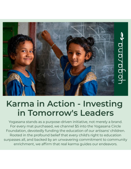 Alfombra de Yoga Orgánica Yogasana 183x61 cm Antideslizante