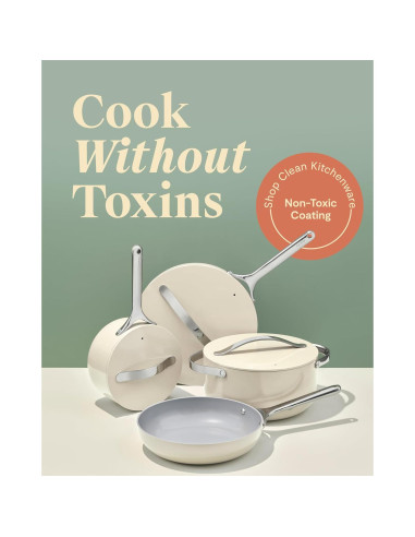 Juego de Utensilios de Cocina Cerámicos Caraway 12 Piezas