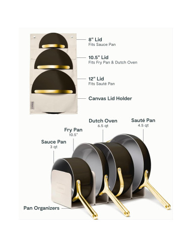 Juego de Utensilios de Cocina Cerámicos Caraway 12 Piezas