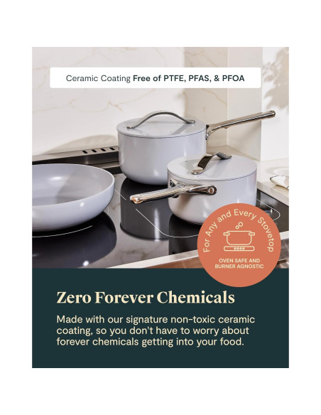 Juego de Utensilios de Cocina Cerámicos Caraway 12 Piezas