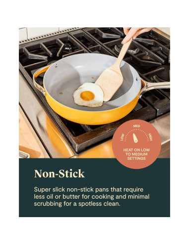 Juego de Utensilios de Cocina Cerámicos Caraway 12 Piezas