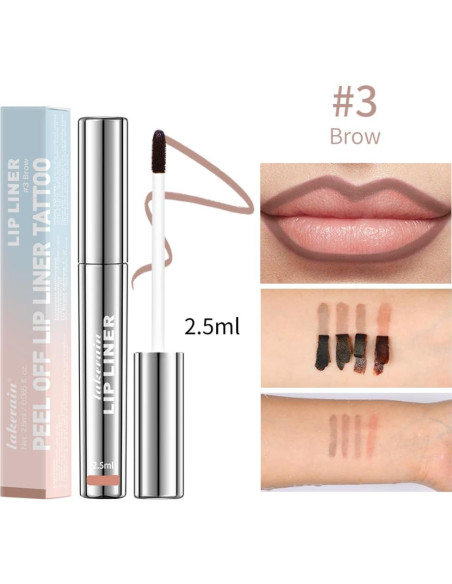 Tinte de Lápiz Labial Peel Off Lakerain 5ml Acabado Mate