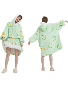 Sudadera Manta Qeils Sherpa Aguacate para Adultos 2