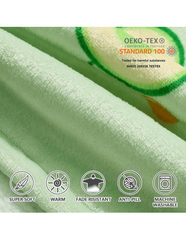 Sudadera Manta Qeils Sherpa Aguacate para Adultos