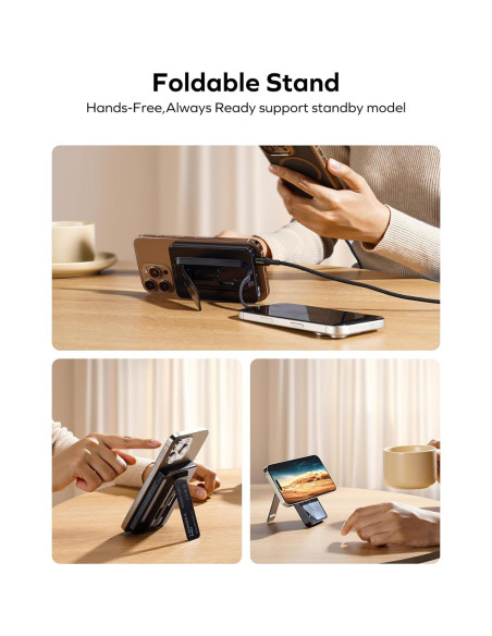 Batería Portátil Magnética MOMAX 5000mAh Carga Rápida 20W