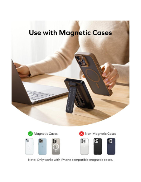 Batería Portátil Magnética MOMAX 5000mAh Carga Rápida 20W