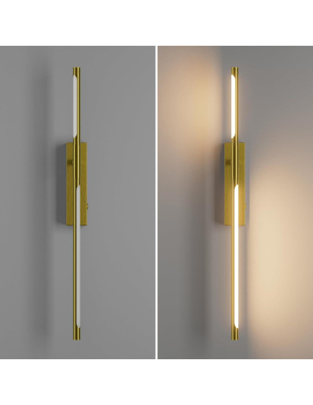Aplique de Pared LED Recargable Coinmit 42cm Dorado