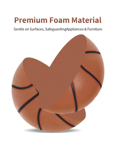 Balón de Baloncesto Silencioso LGGbaodan 24 cm Alta Elasticidad