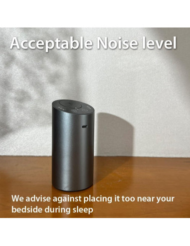 Difusor de Aceites Esenciales ColorSavvy Portátil Gris 20ml